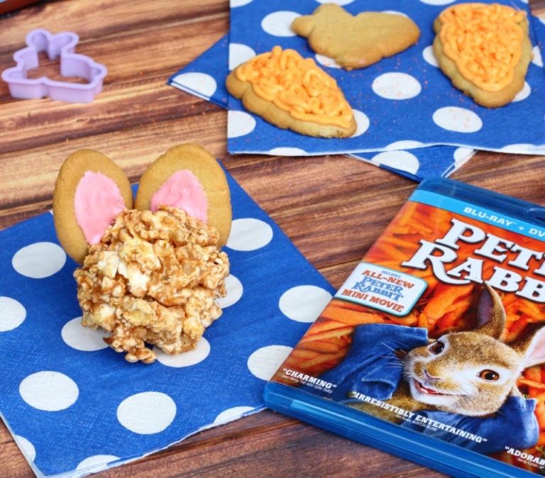 Peanut Butter Honey Popcorn Balls - For A Fun Peter Rabbit Movie Night!