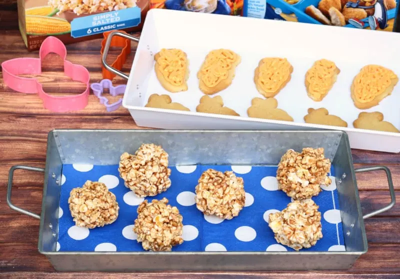 peanut butter honey popcorn balls