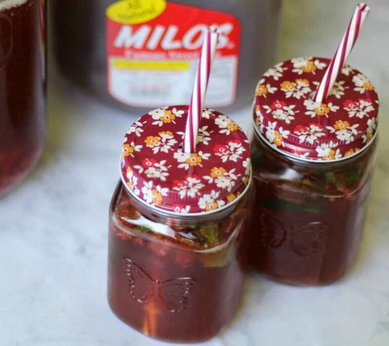 Raspberry Mint Tea