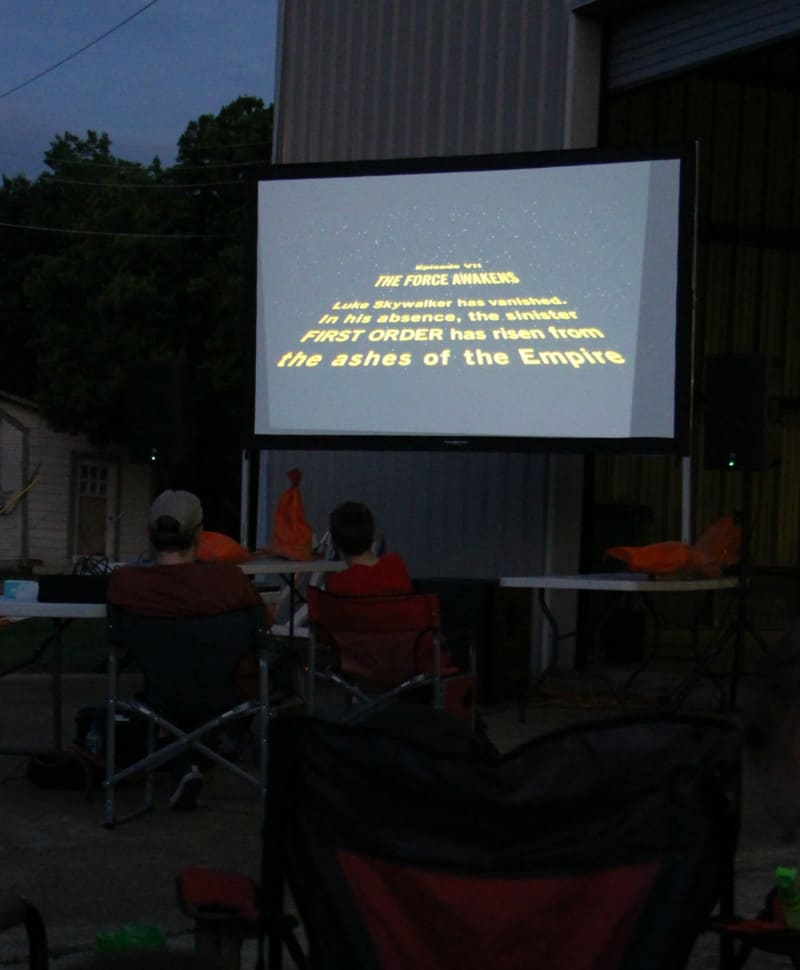 star wars movie night