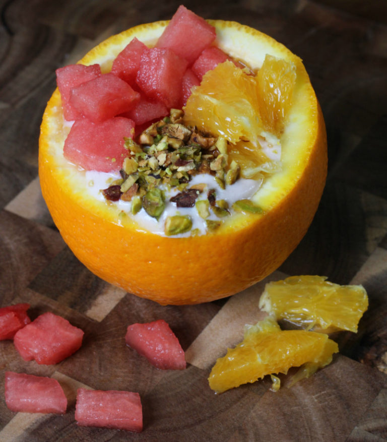 Watermelon Strawberry Orange Smoothie Bowl - A Delicious Breakfast!