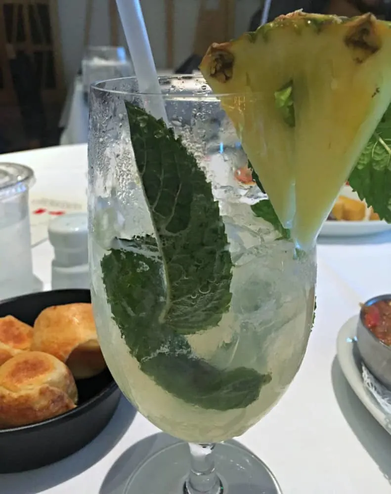 fogo de chao pineapple mint spritzer