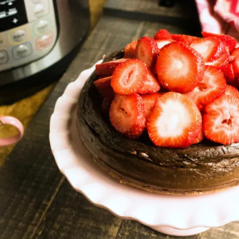 Instant Pot Chocolate Cheesecake