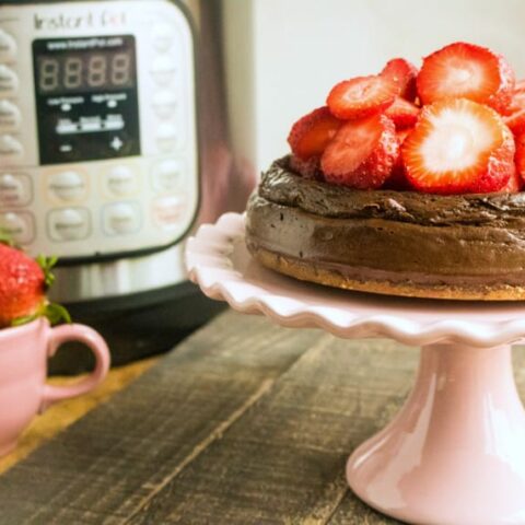Instant Pot Chocolate Cheesecake
