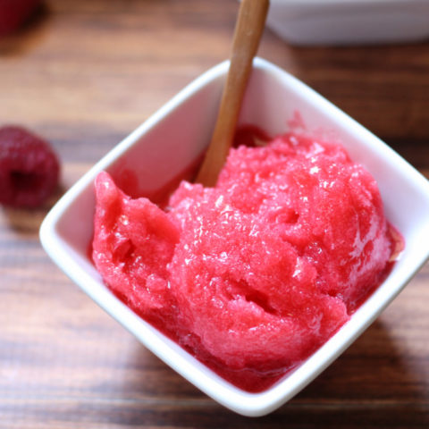 Raspberry Lemonade Sorbet