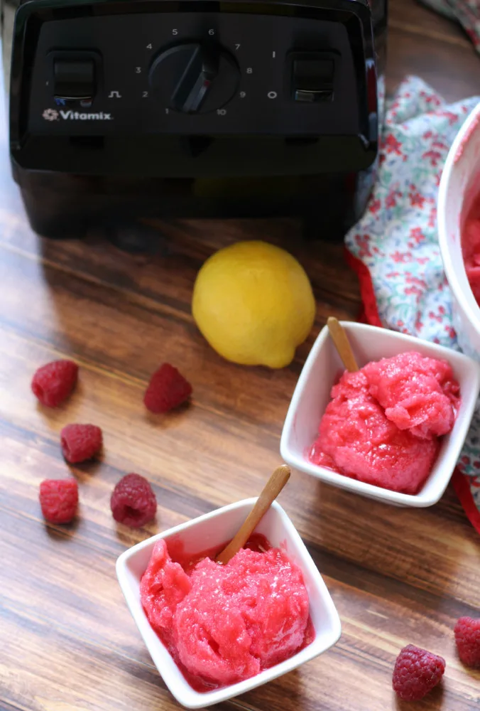 Raspberry and Lemon Sorbet