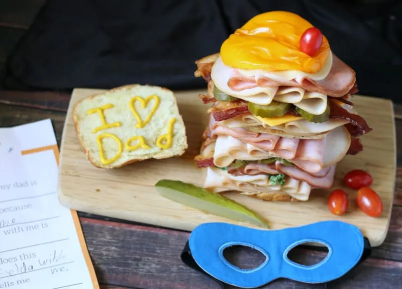 super hero sandwich