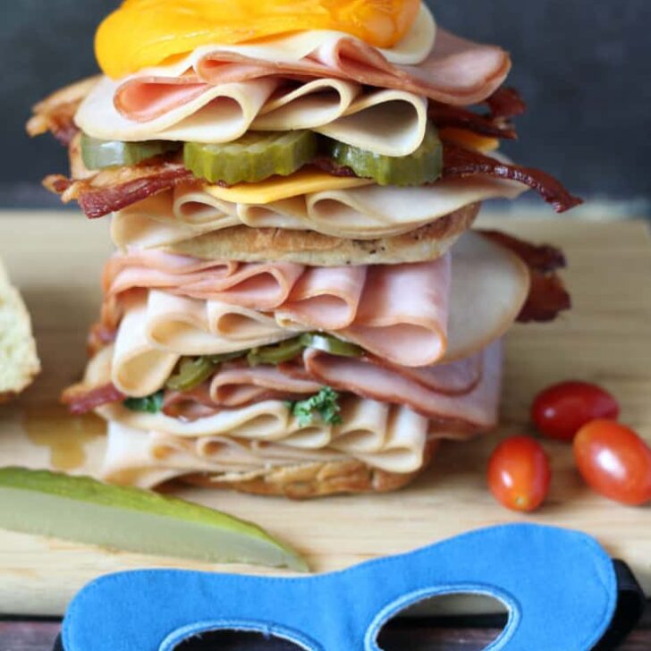 Super Hero Sandwich – Treat Dad This Father’s Day! {Printable, Too!}
