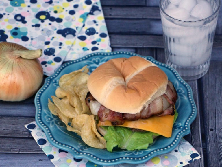 Vidalia Onion Bacon Cheeseburger Perfect On The Grill!