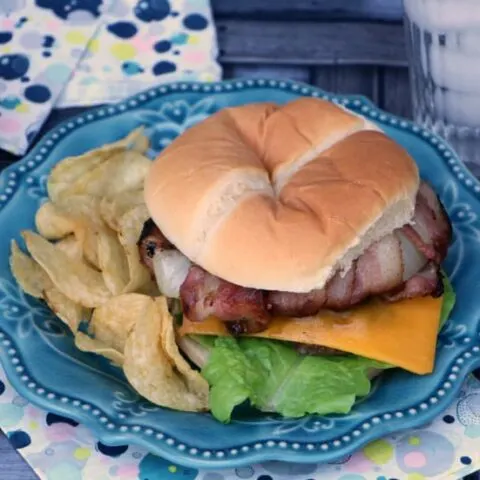 Vidalia Onion Bacon Cheeseburger