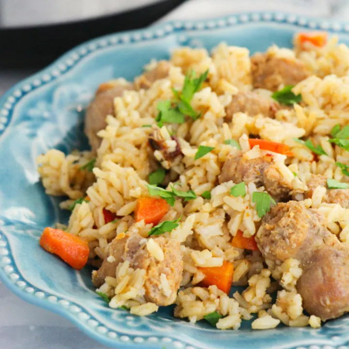 Instant Pot Cajun Rice & Sausage