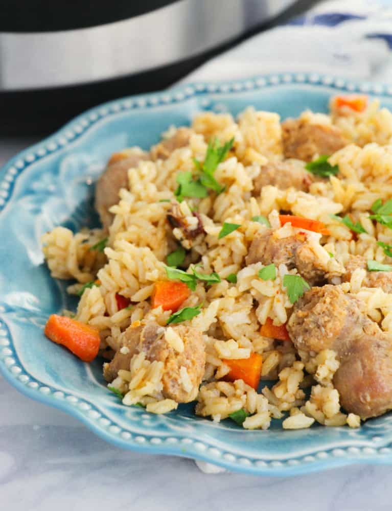 instant pot cajun rice and sausage