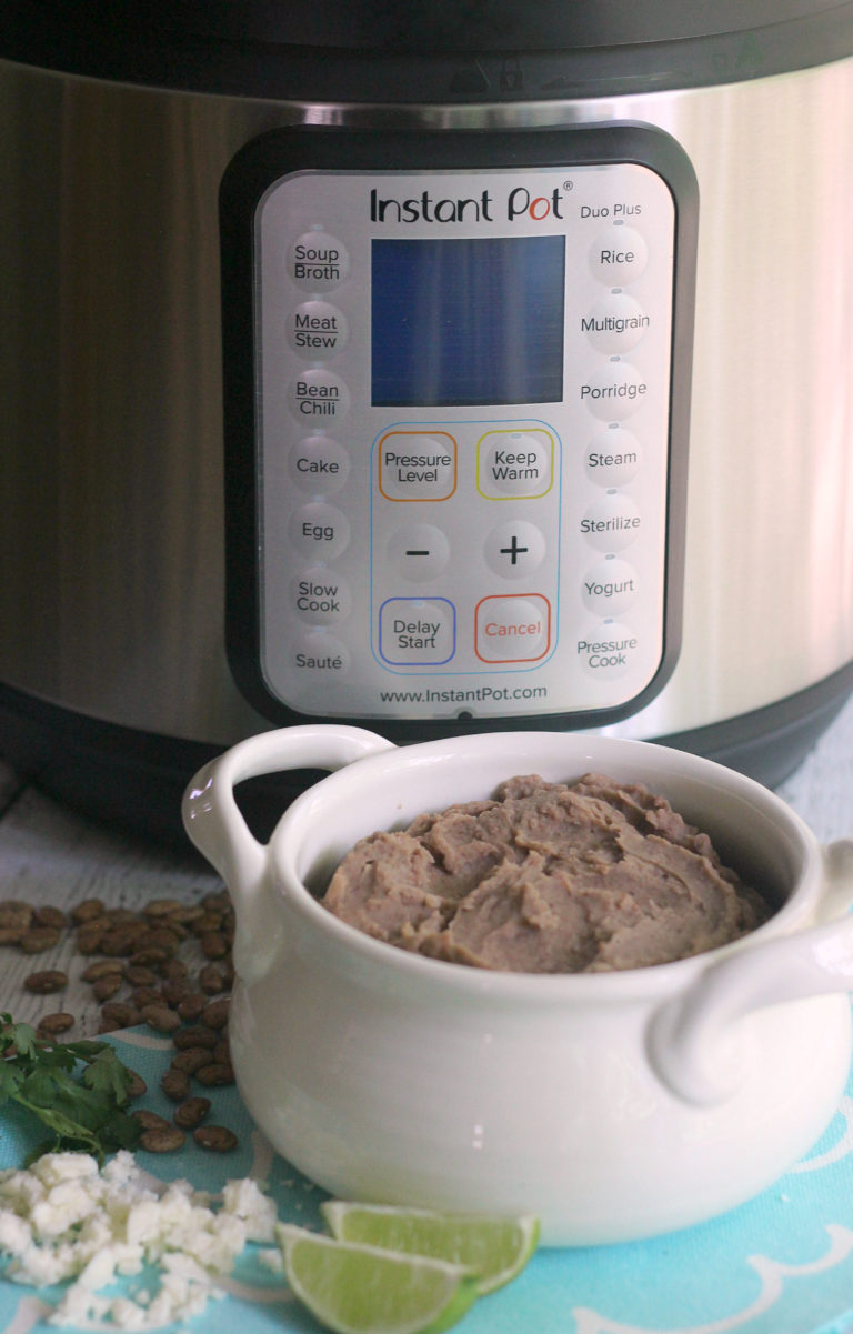 Instant Pot Refried Beans No Soak Pressure Cooker Pinto Beans, About an Hour