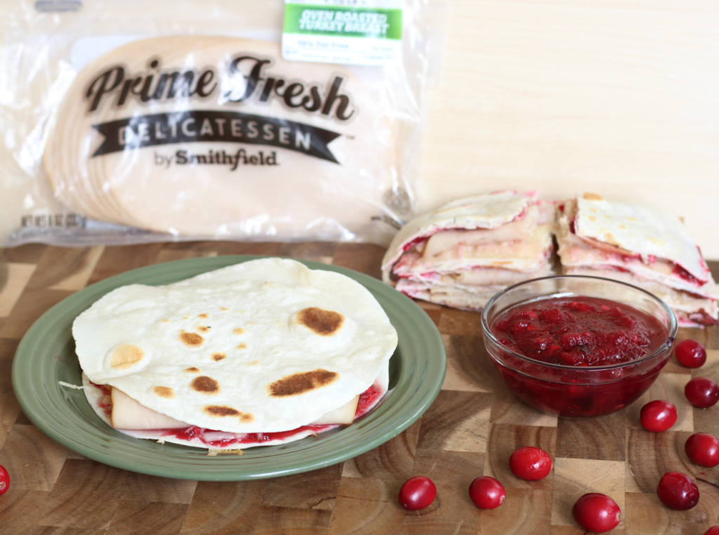 turkey cranberry quesadilla