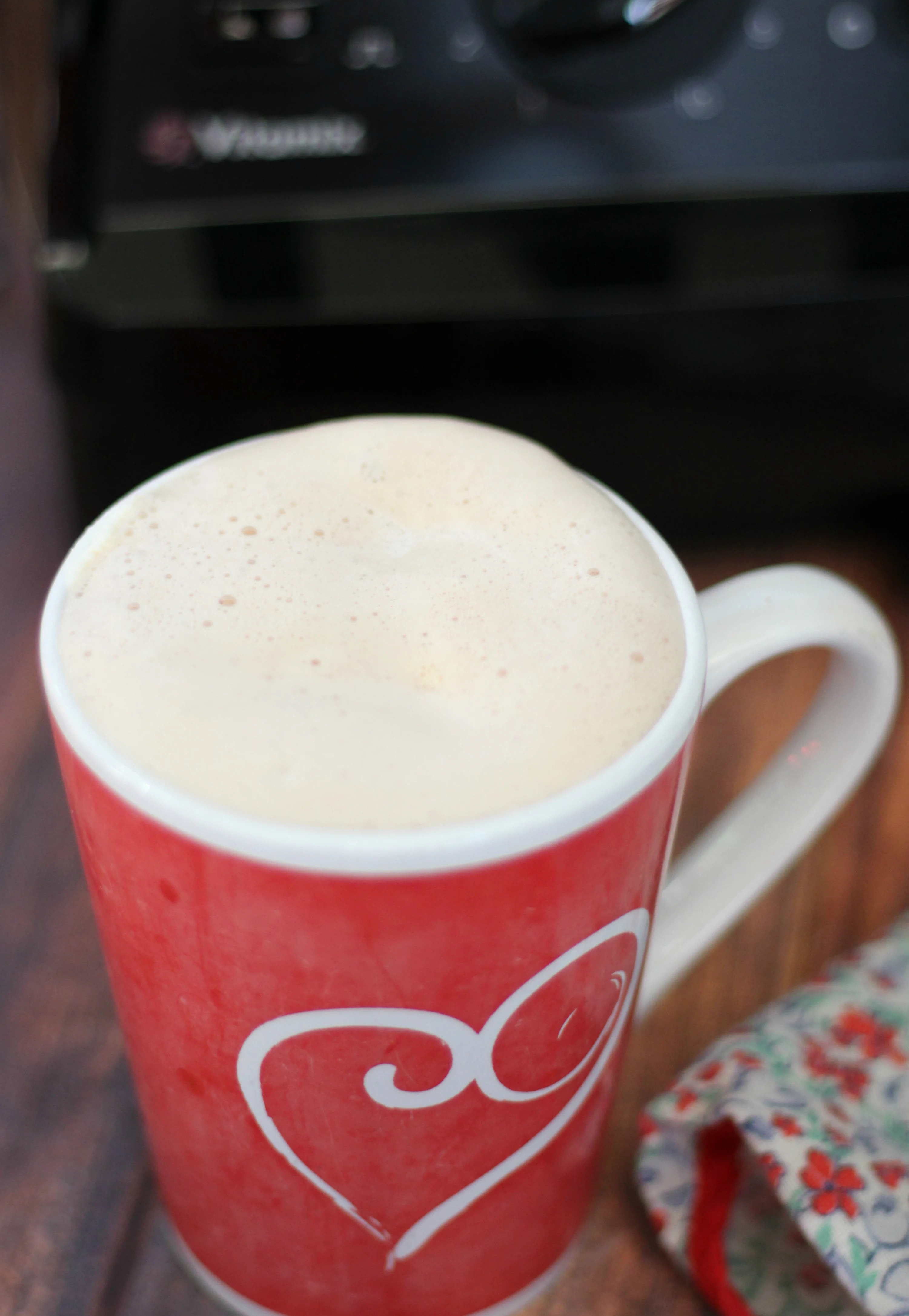 vitamix aer hot chocolate whipped cream