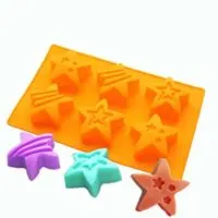 X-Haibei Super Rock Star Soap Making Silicone Mold Chocolate Jello Cake Ice Cream Pan