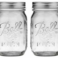 Ball Pint Mason Jar, Regular Mouth, 16 oz (2 Count)