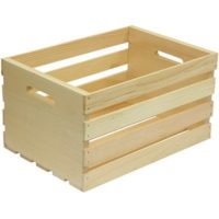 HOUSEWORKS 67140 18" Lx12.5 Wx9.5 H Large Crates & Pallet Wood Crate