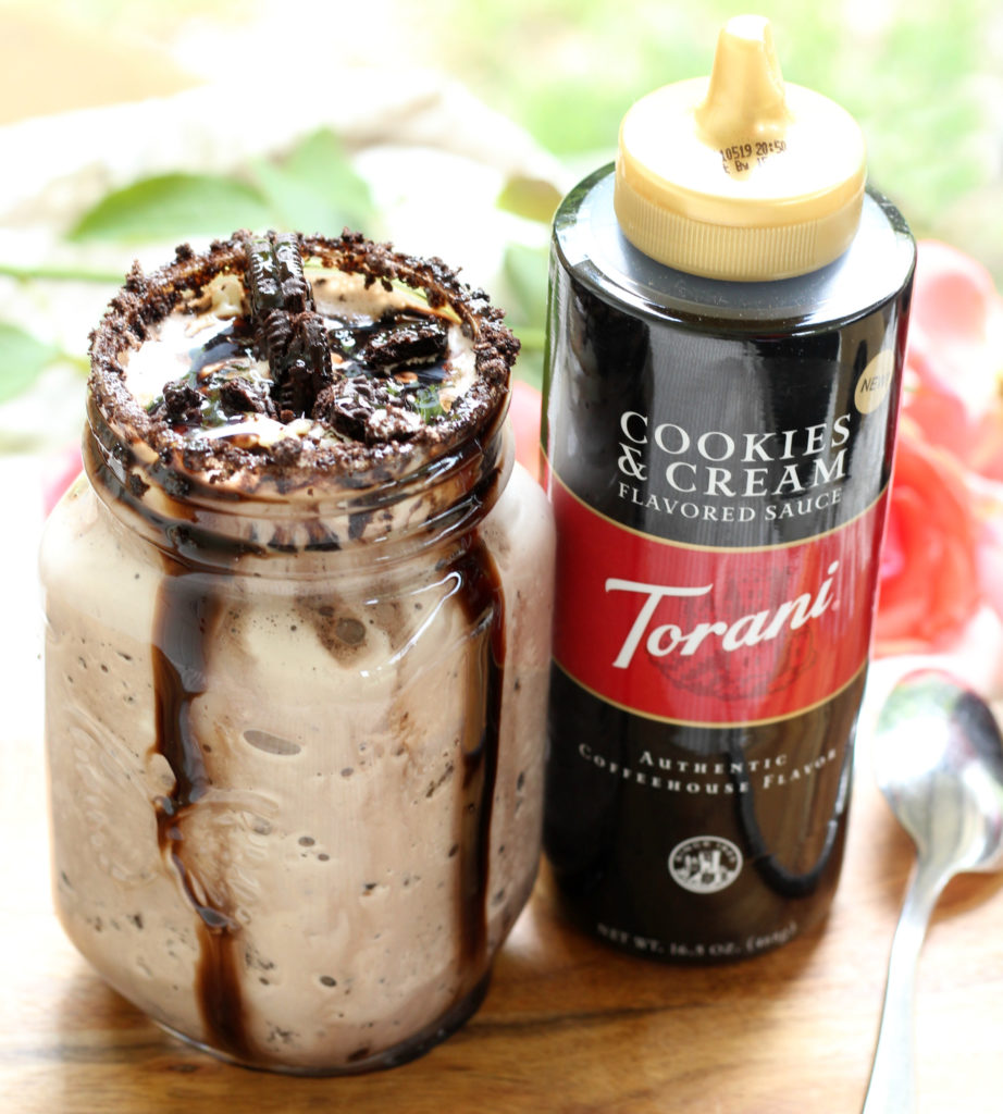 torani cookies and cream cheesecake milkshake