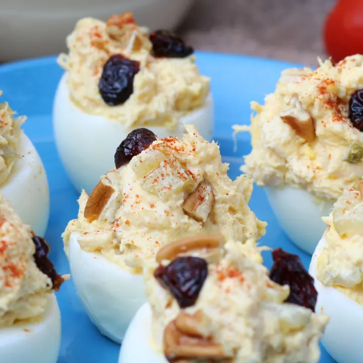 Chicken Salad Deviled Eggs