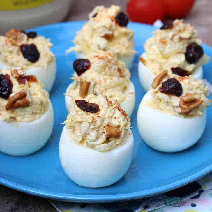 Chicken Salad Deviled Eggs