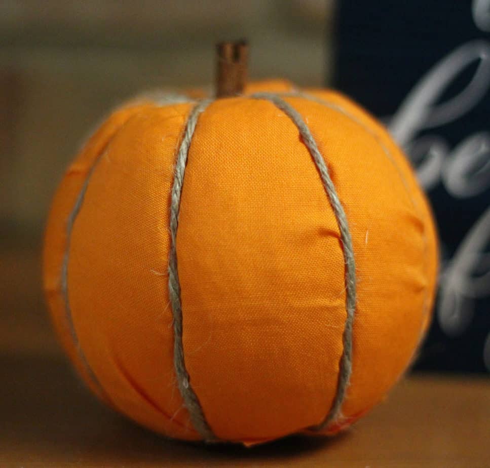 DIY Fabric Pumpkins - Perfect Family Craft for Fall!