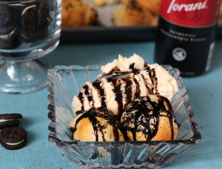Air Fryer Cookies and Cream Bites