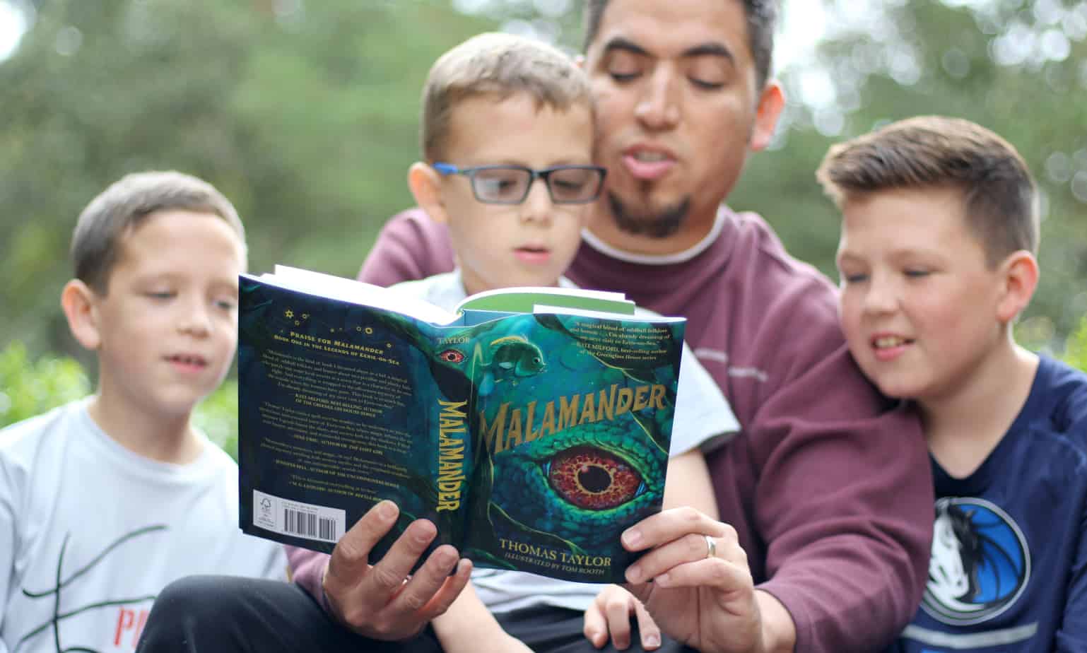 reading with dad