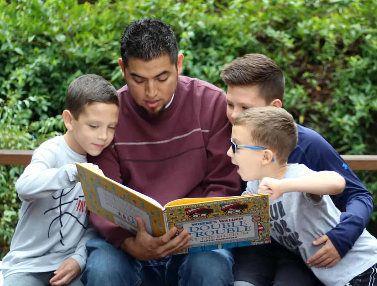 reading with dad