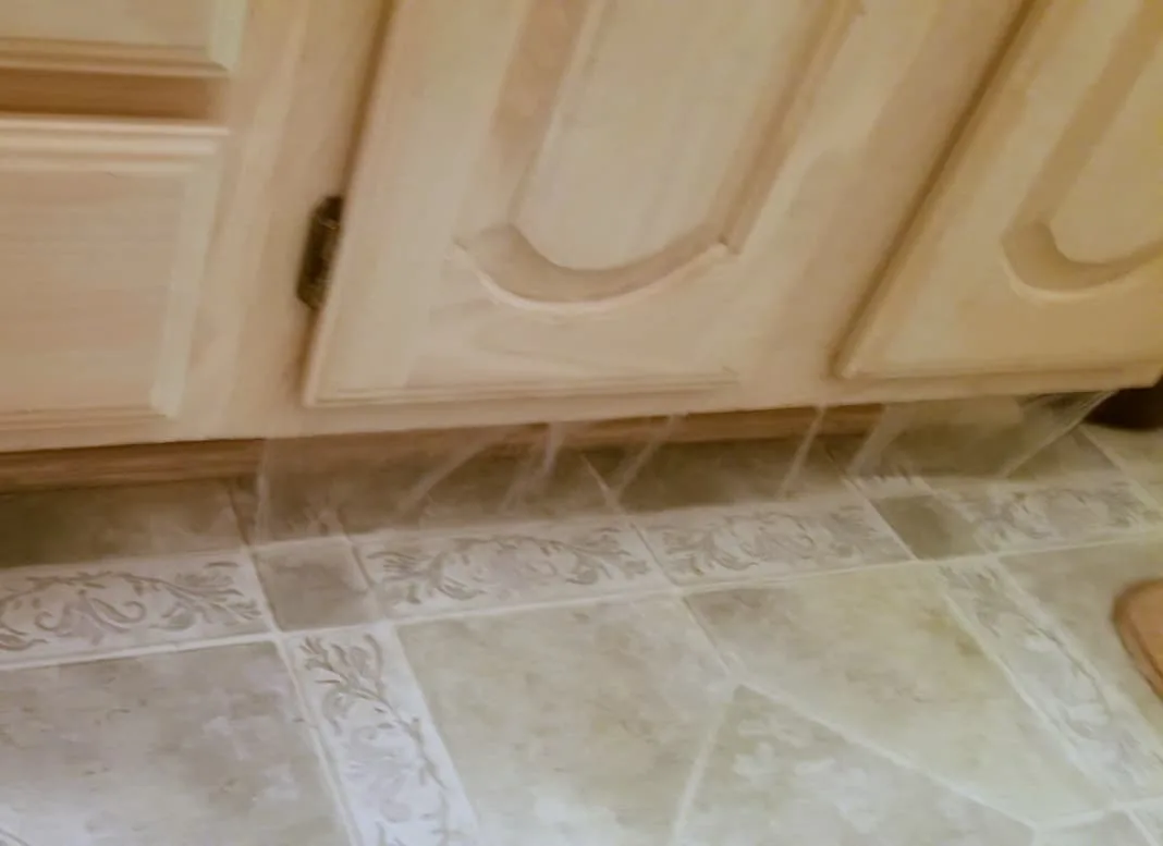 bathroom water leak