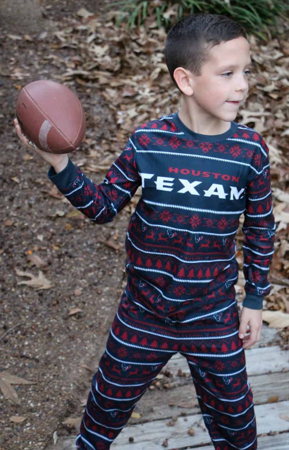 family football pajamas houston texans