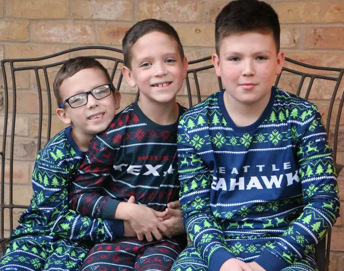 nfl ugly pajamas for the family