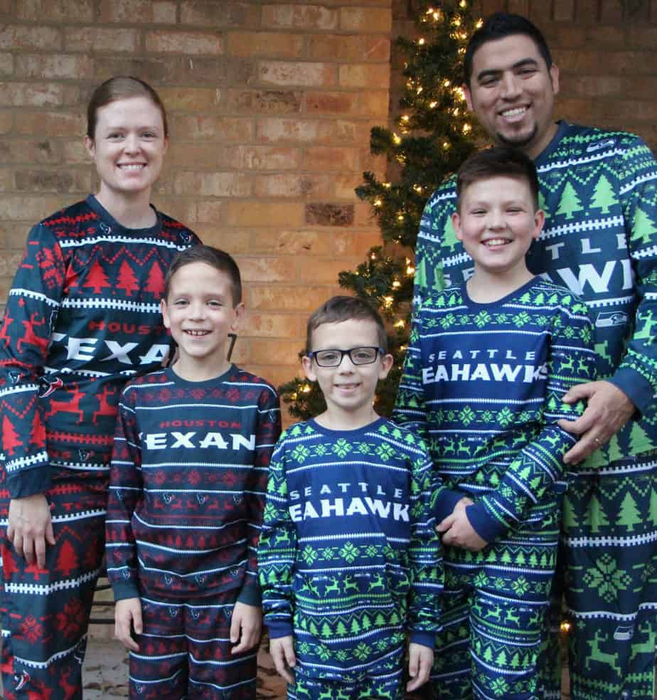 family football pajamas family nfl pajamas