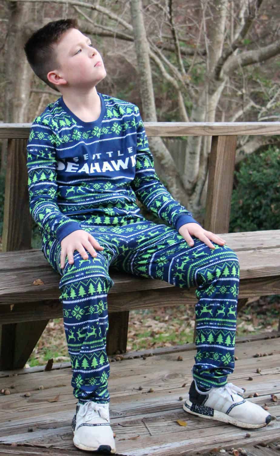 seattle seahawks ugly pajamas for kids