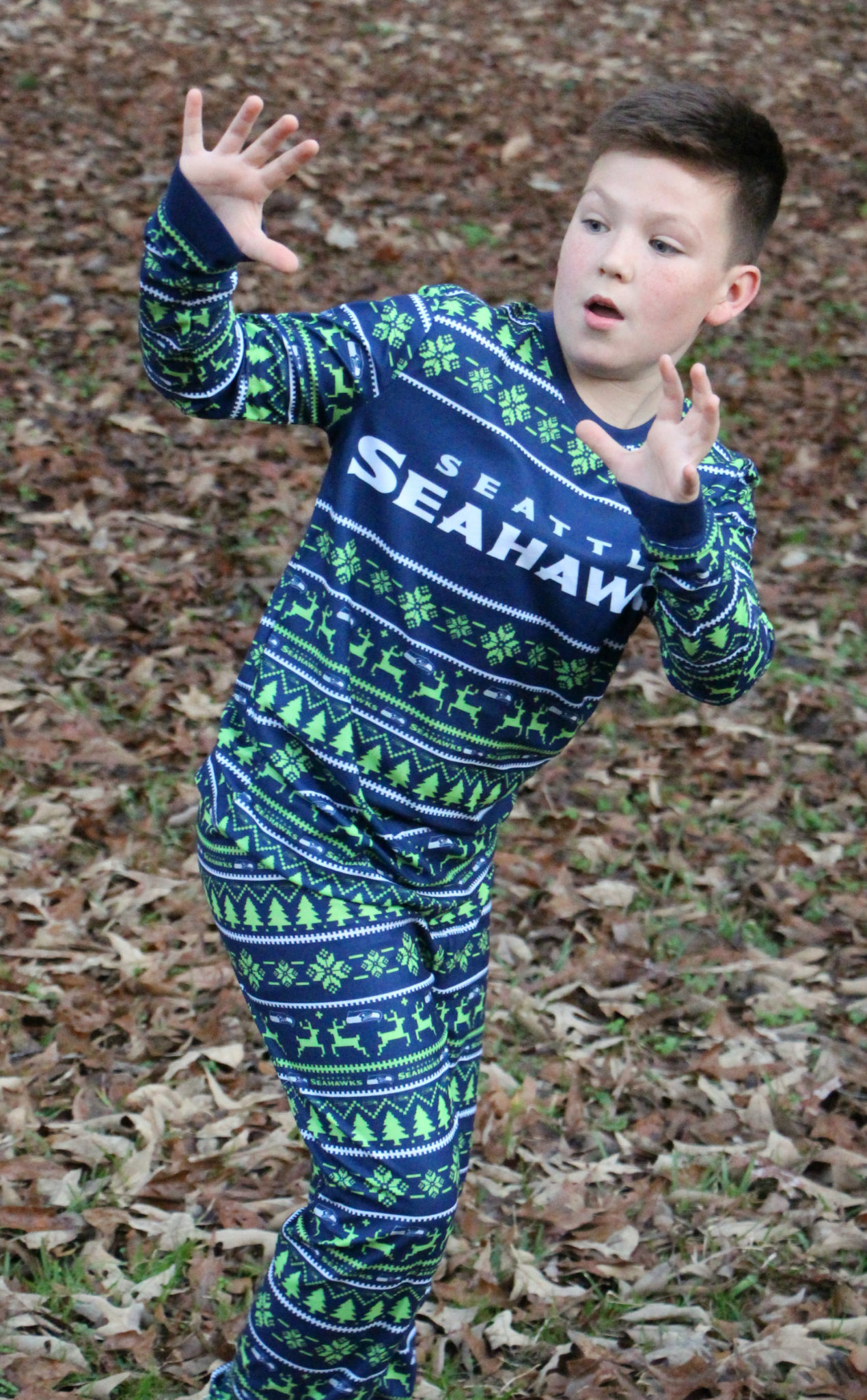 Family Football Pajamas Make Game Day at Home THE Best!