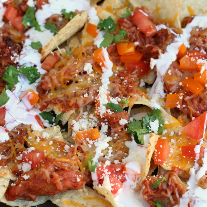 BBQ Sheet Pan Nachos