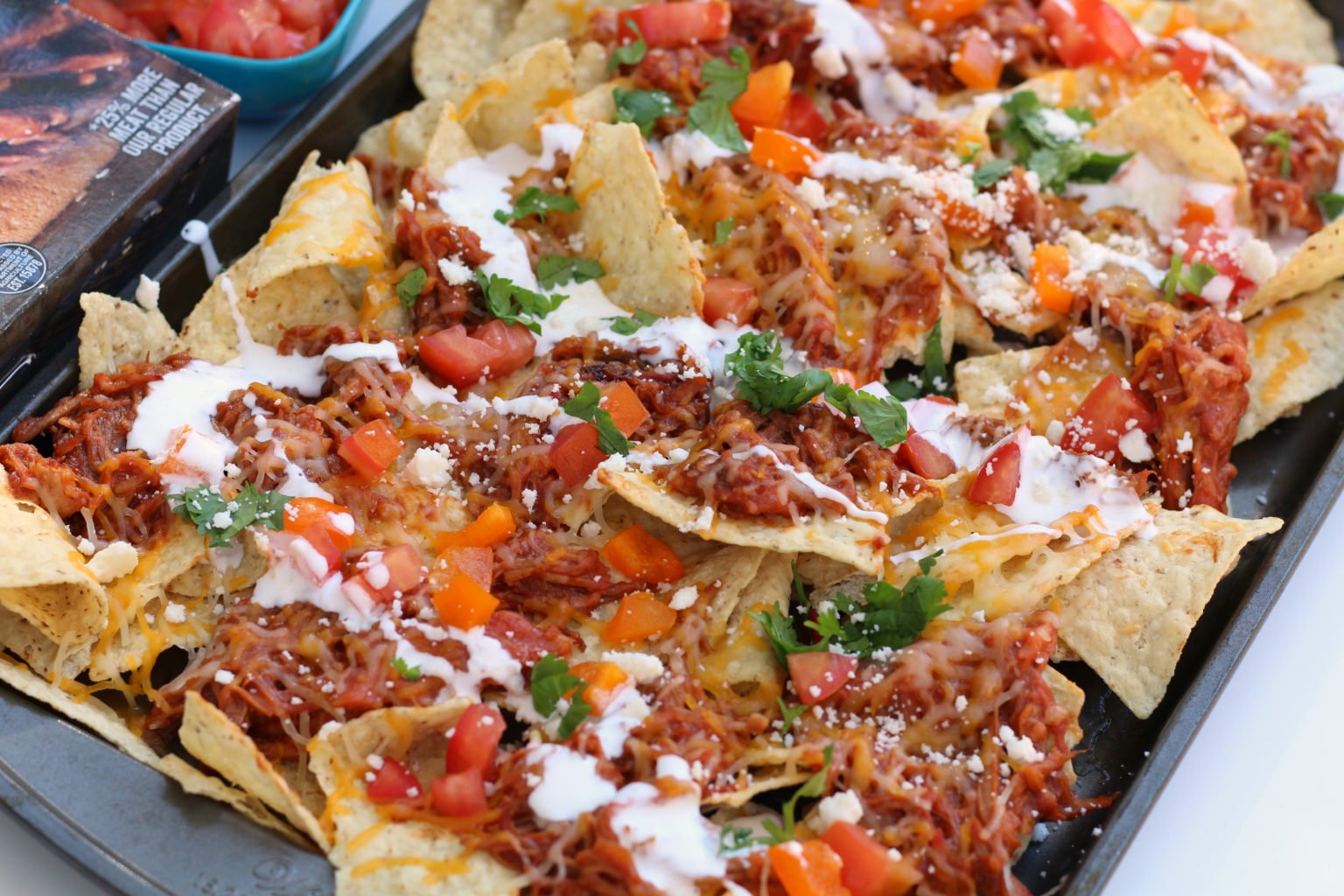 BBQ Sheet Pan Nachos An Easy Meal with Delicious Flavor!