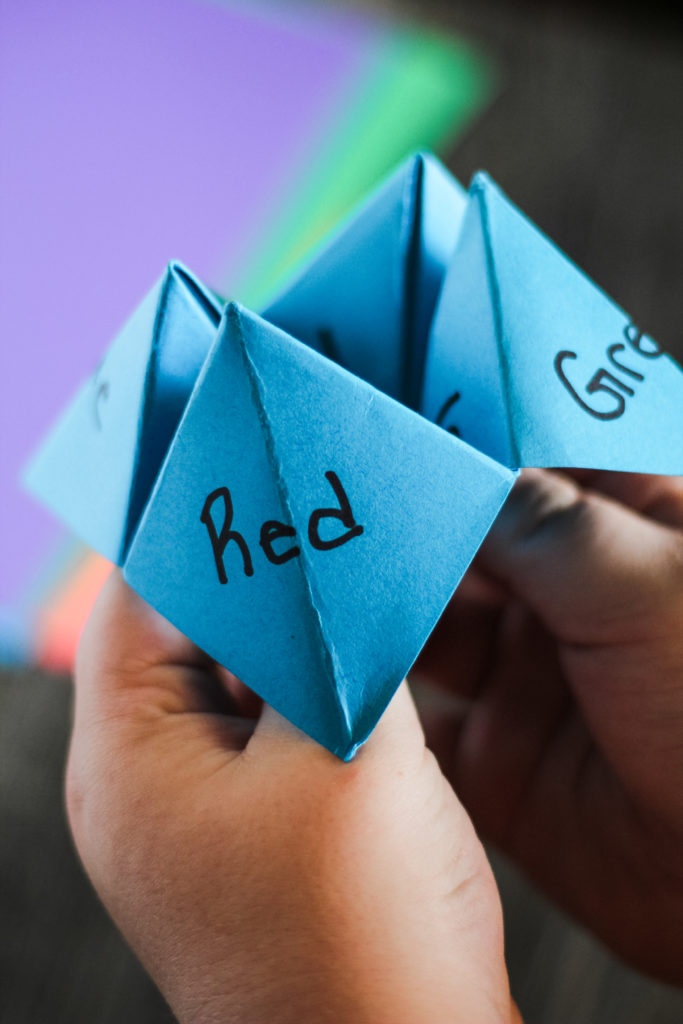 How to Make a Cootie Catcher A Great Anxiety and Boredom Buster!