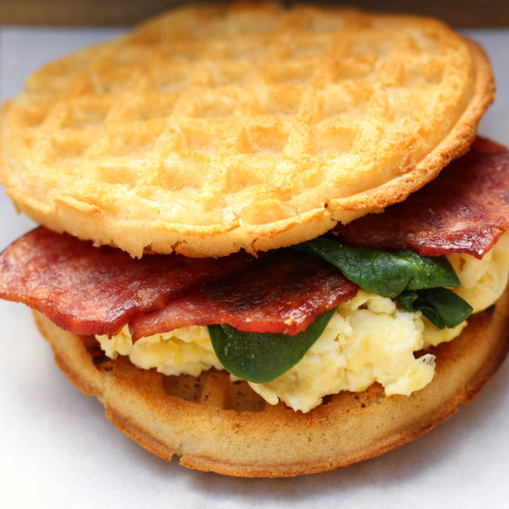 Breakfast Waffle Sandwiches