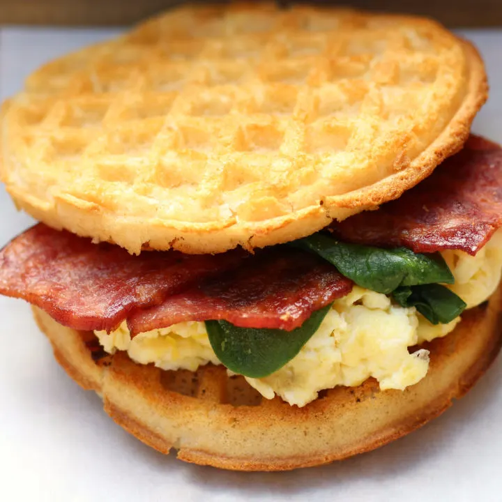 Breakfast Waffle Sandwiches