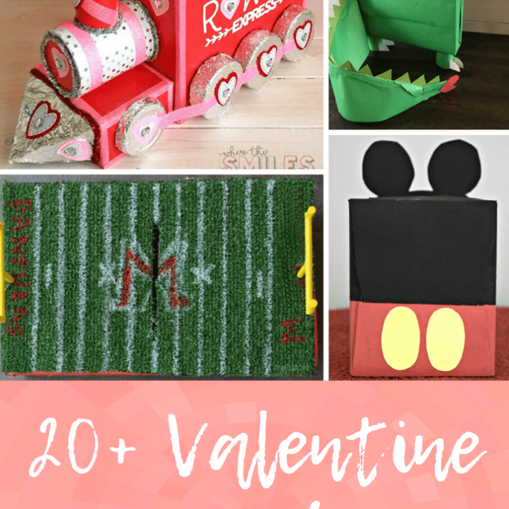 Valentine Box Ideas – 20+ Valentine’s Day Boxes for School!