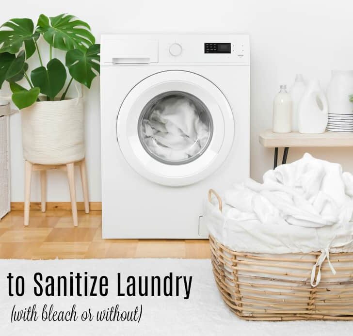 How to Sanitize Laundry (With Bleach or Without)