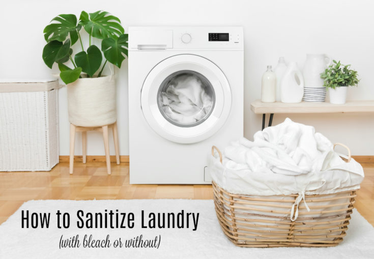 How to Sanitize Laundry (With Bleach or Without)