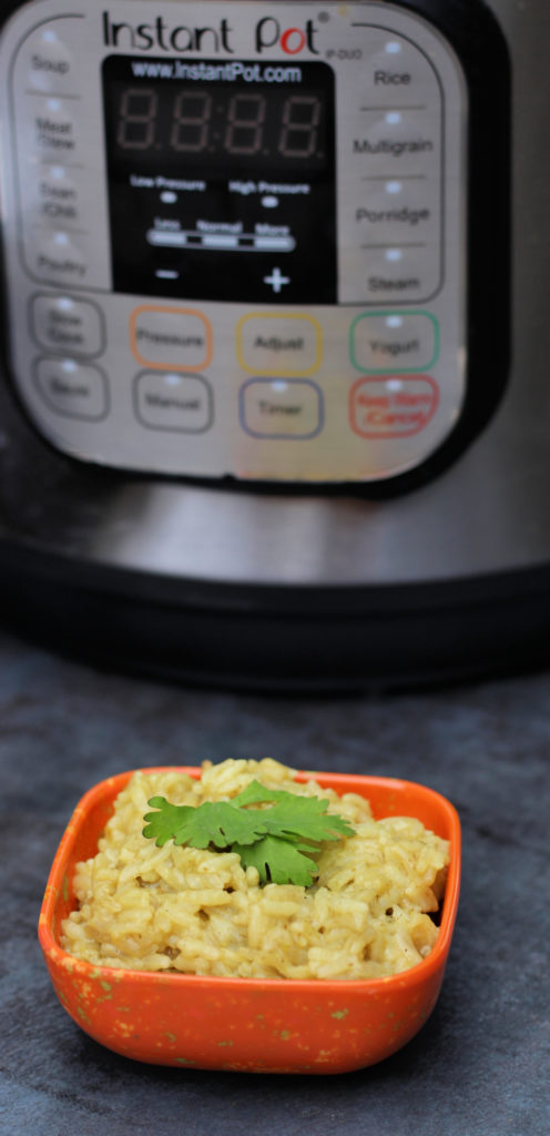 instant pot green enchilada rice