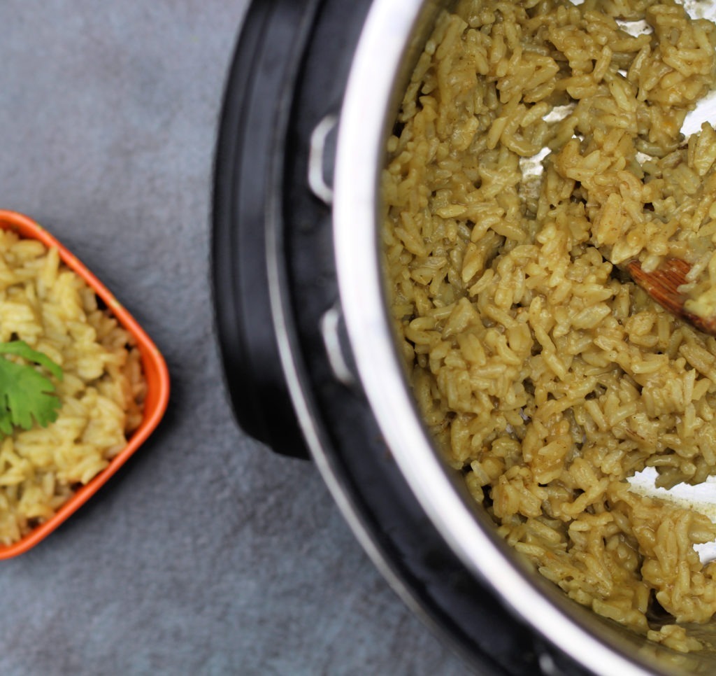 instant pot green enchilada rice