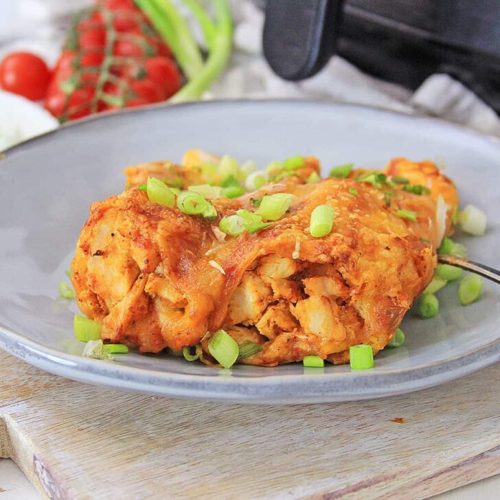 Air Fryer Chicken Enchiladas – Quick and Easy Lunch Idea!