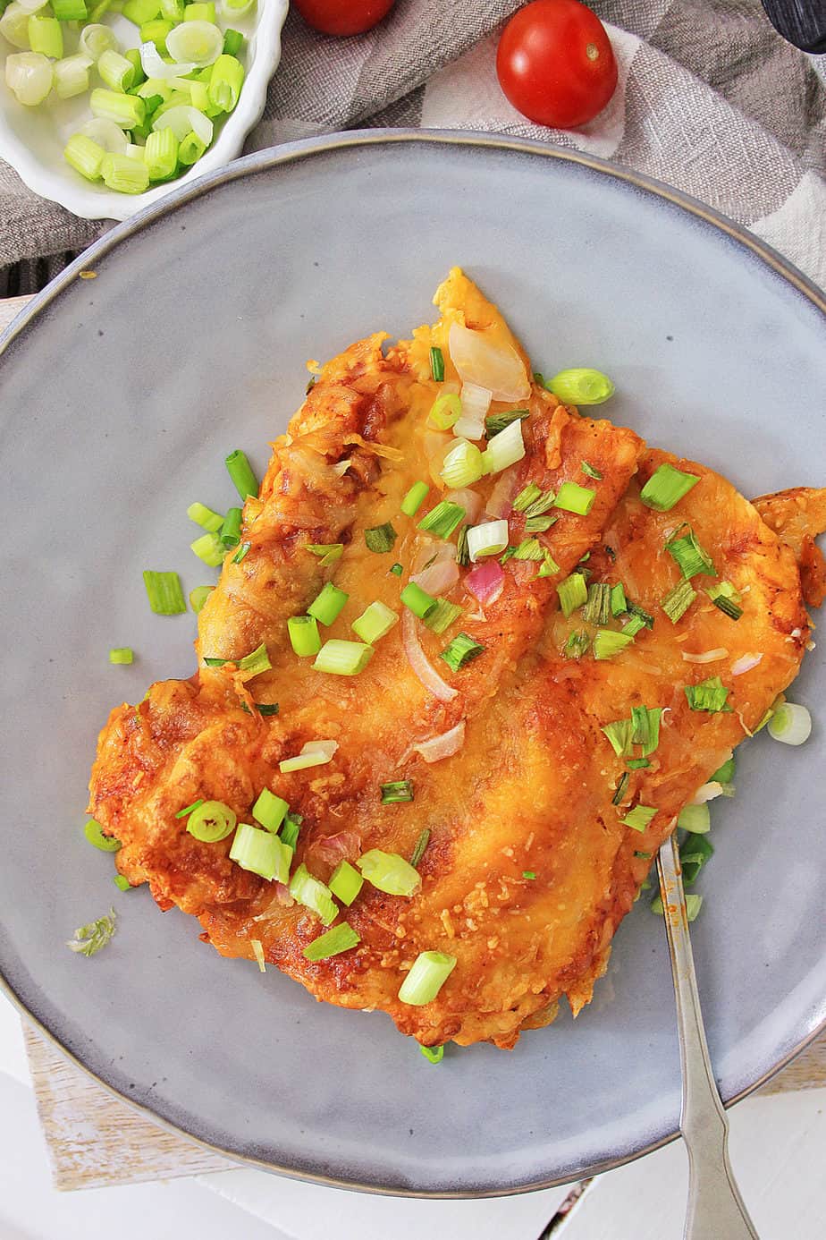 Air Fryer Chicken Enchiladas Quick and Easy Lunch Idea!