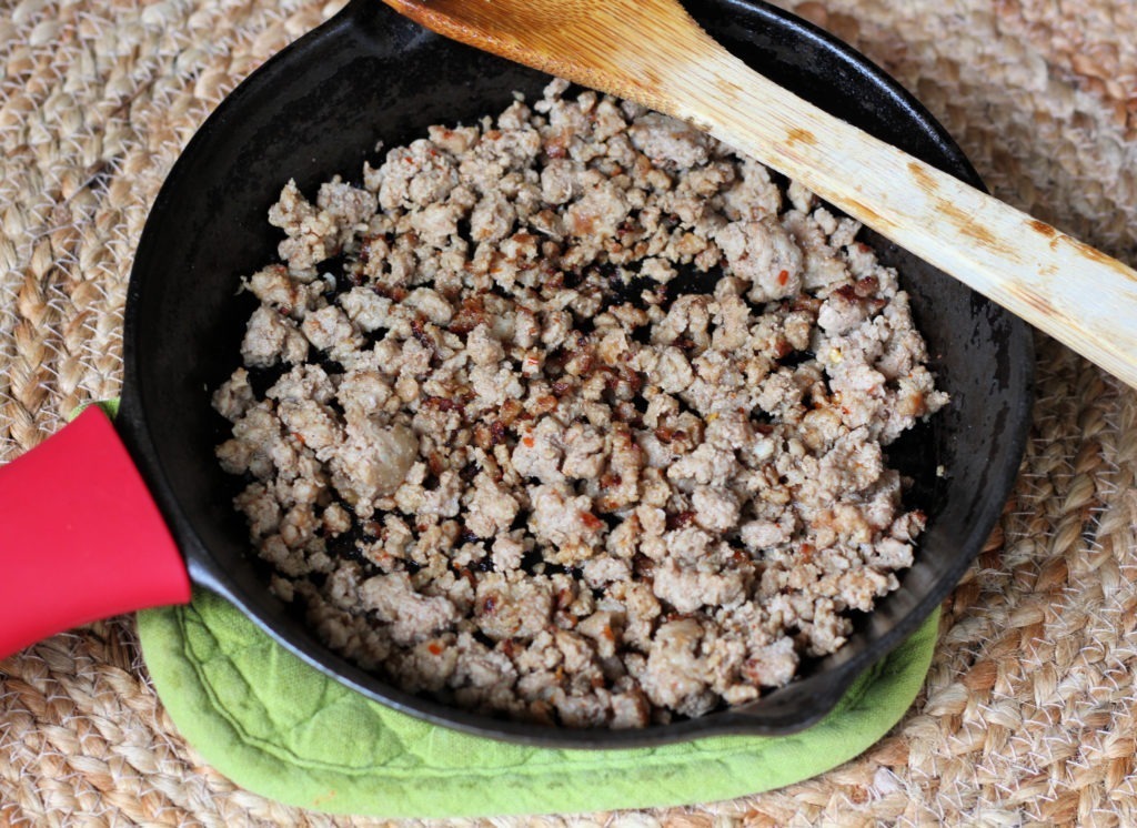 homemade pork sausage recipe and potatoes