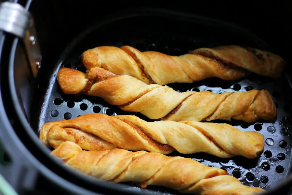 air fryer pumpkin churros