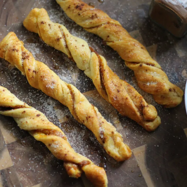 Pumpkin Spice Churros - Make in the Air Fryer or Oven!